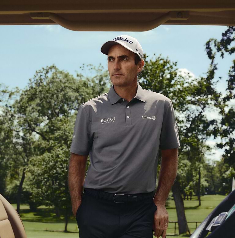 EDOARDO MOLINARI WEARS BOGGI MILANO