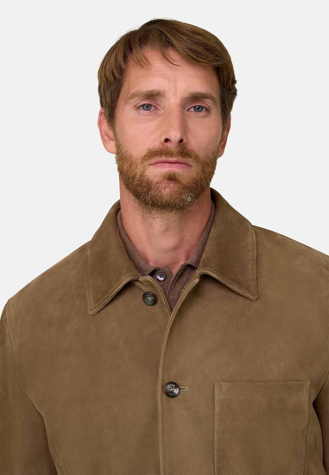 Shacket in Leather, CAML, hi-res, 3
