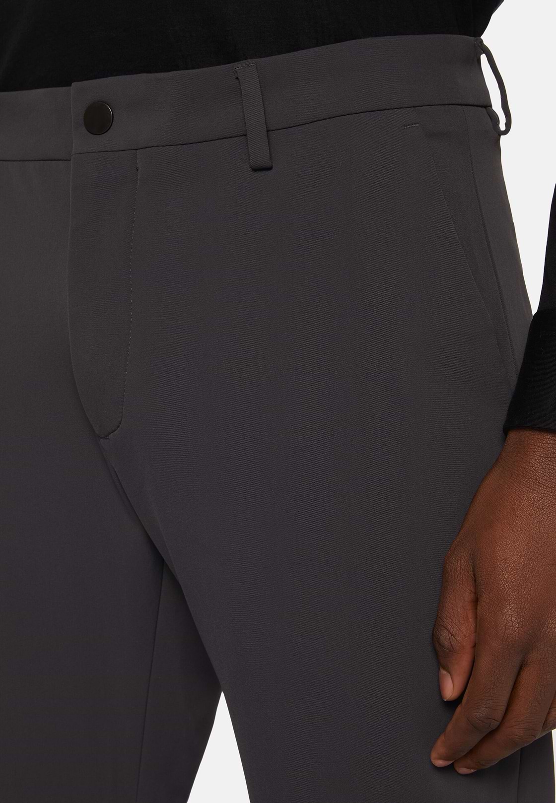 Pantaloni In Nylon Elasticizzato Performance BTech, Carbone, hi-res