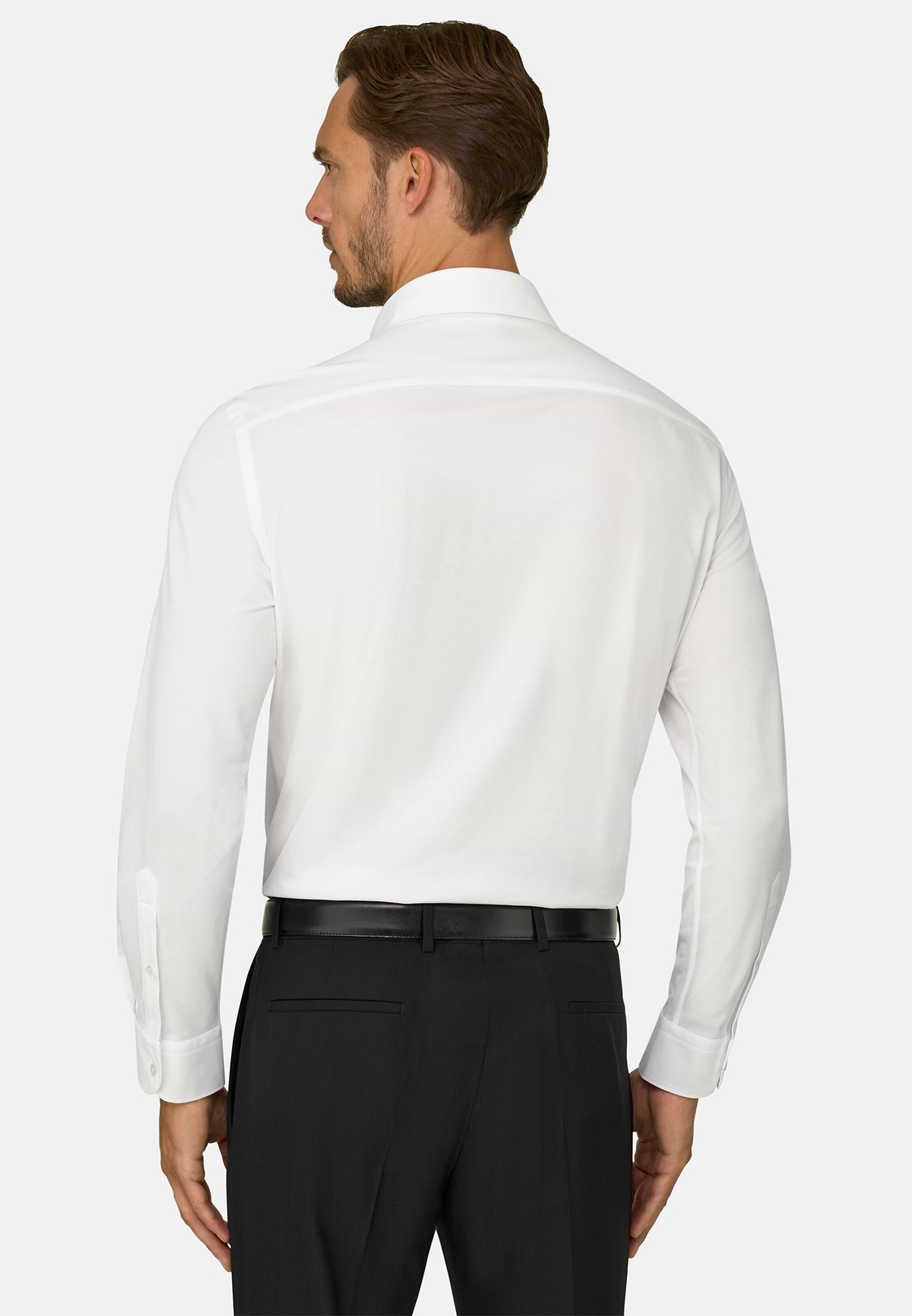 Japanese Jersey Polo Shirt, White, hi-res, 4
