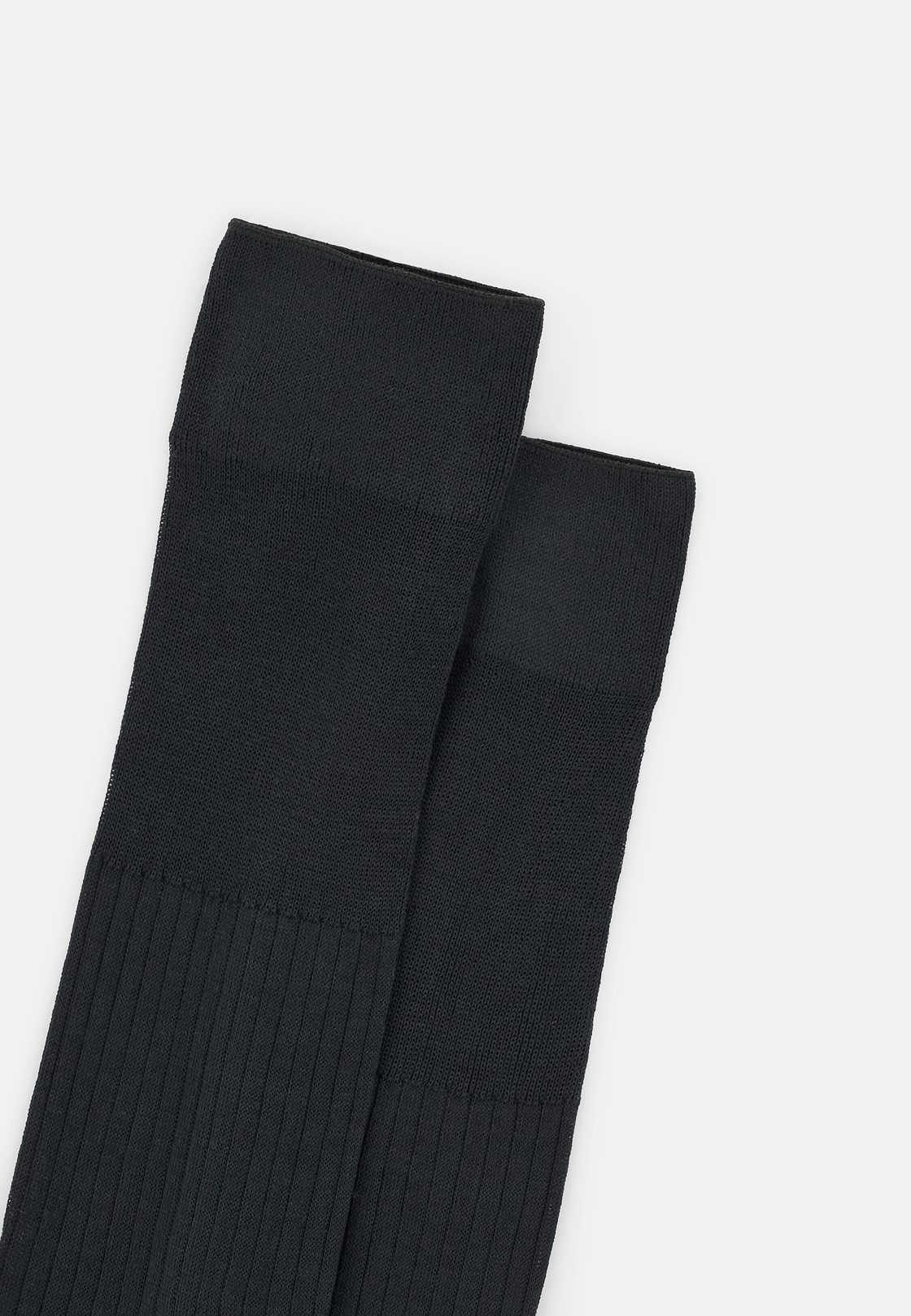 Chaussettes À Côtes En Coton, charbon, hi-res, 3
