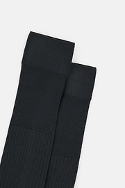 Chaussettes À Côtes En Coton, charbon, thumb, 3
