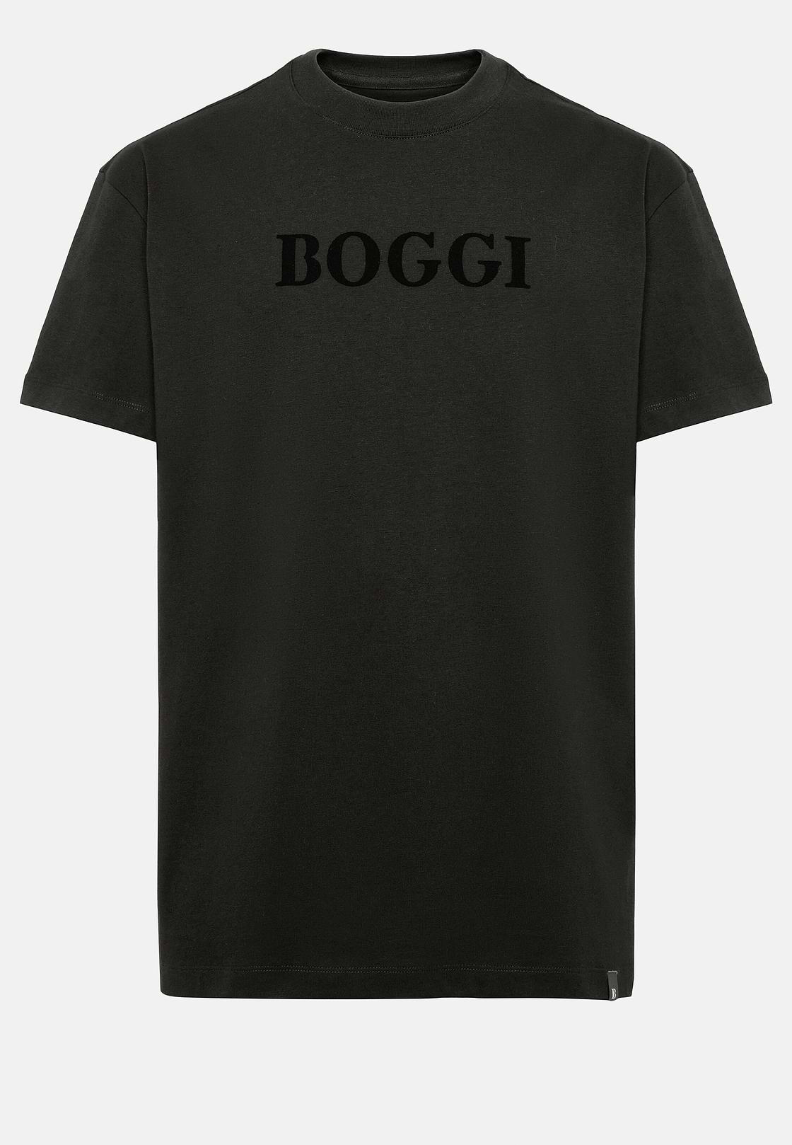 Camiseta de algodón, Negro, hi-res