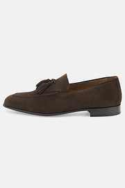 Mocasines con Borlas de Ante, Blanco, thumb, 1