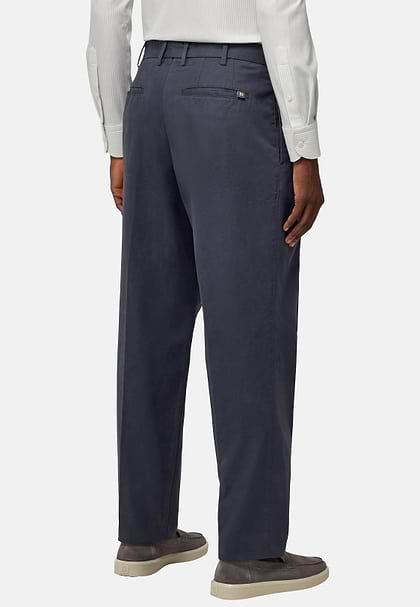 Cotton Trousers, Charcoal, hi-res