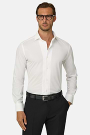 Polo En Jersey Japonais Regular Fit, BLANC, thumb, 1