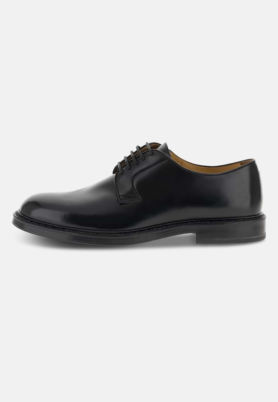 Chaussures Oxford En Cuir, Noir, hi-res
