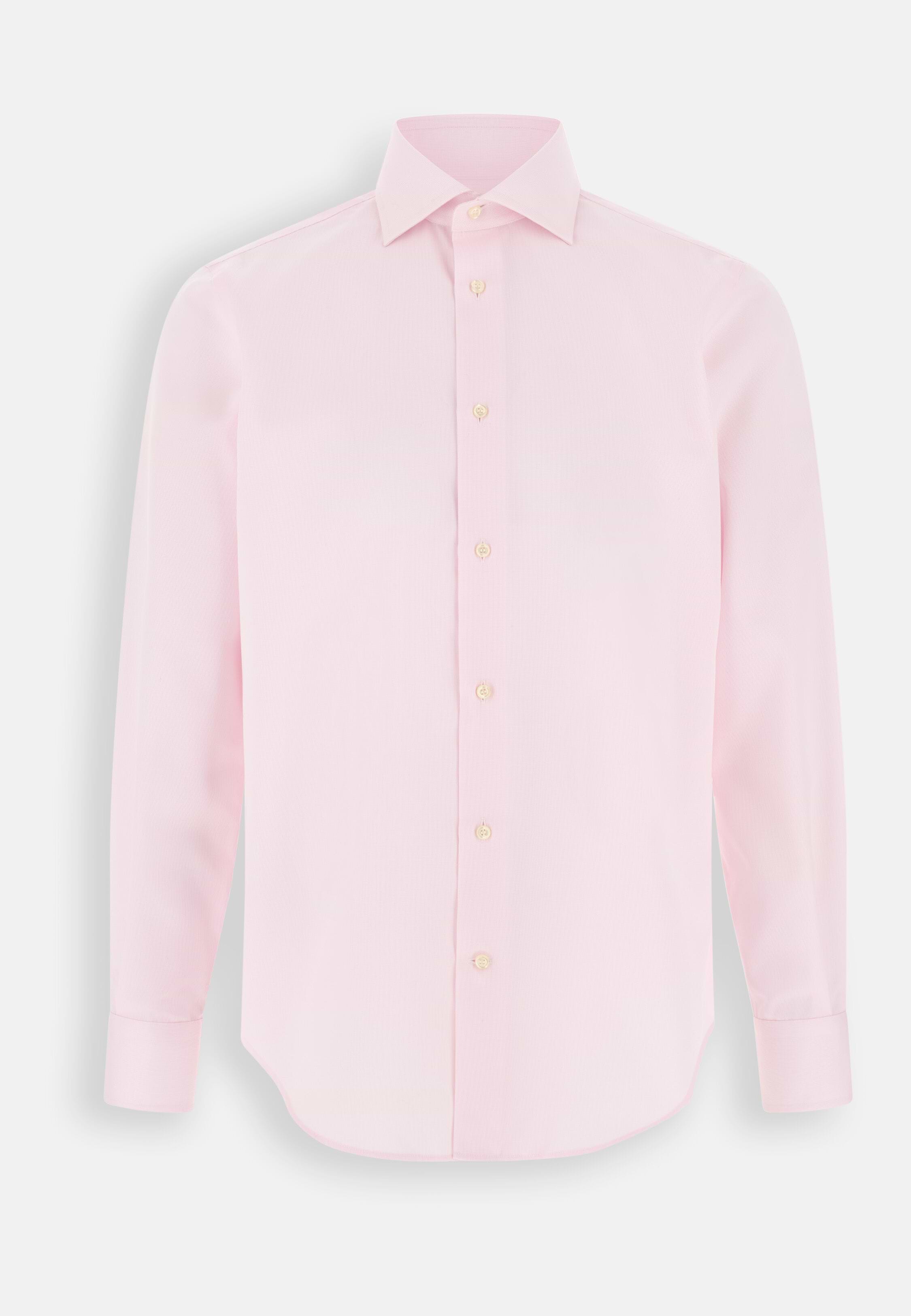Checked Cotton Non-Iron Regular Fit Shirt, Pink, hi-res, 7