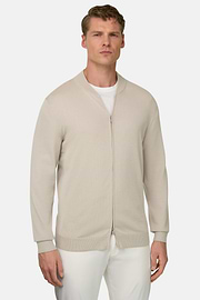 Bomber In Cotone, Sabbia, thumb, 1