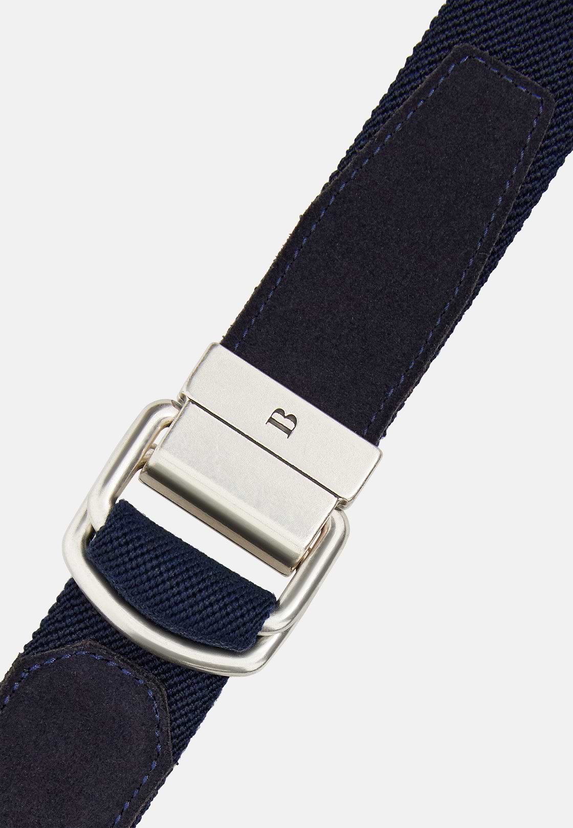 Elastischer Stoffgürtel, Navy blau, hi-res