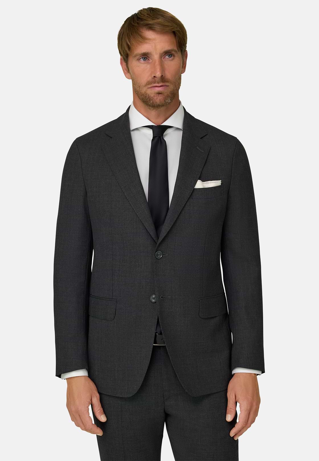 Suit In Pure Wool Travel, , hi-res, 1