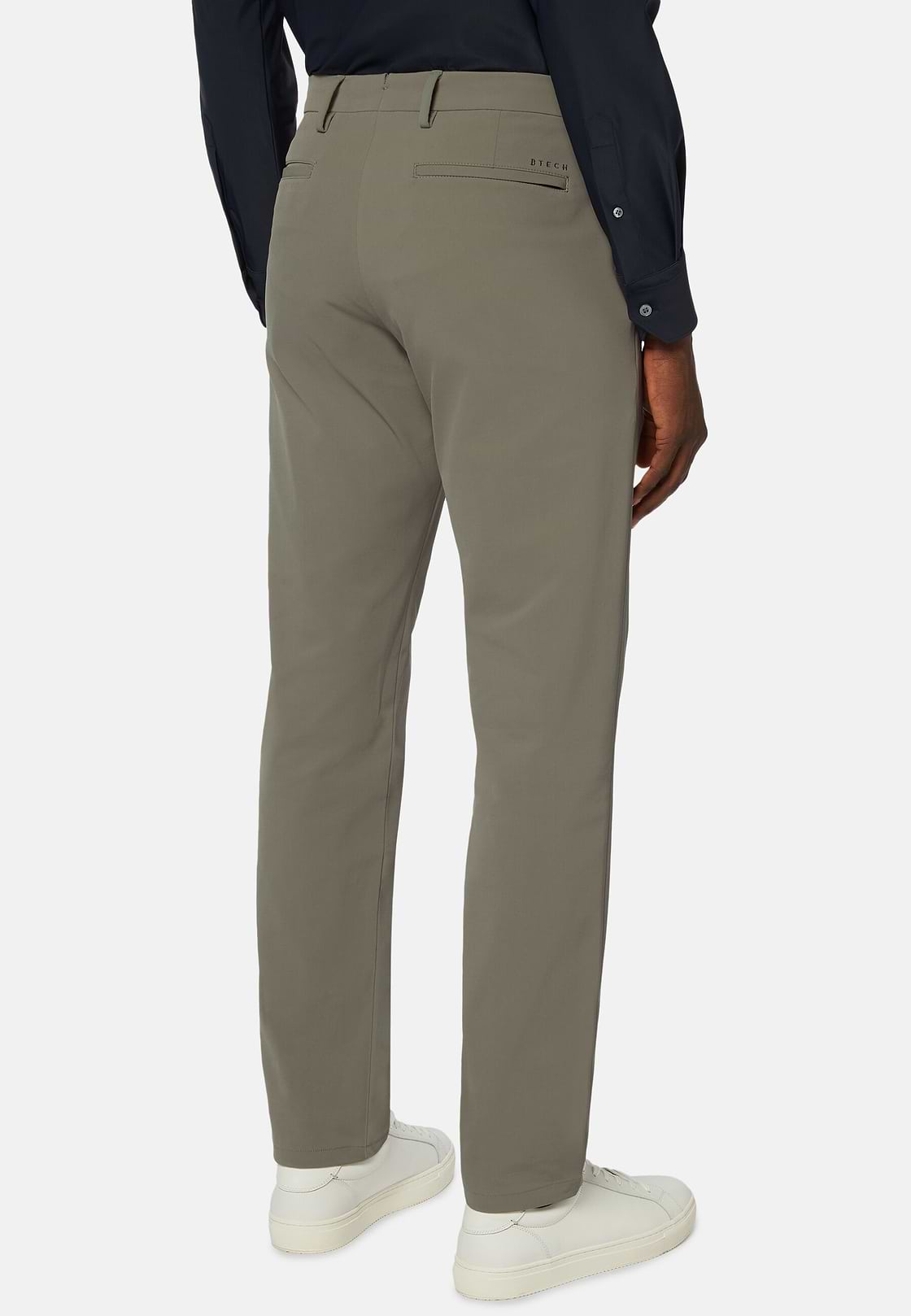 Pantaloni In Nylon Elasticizzato Performance BTech, Taupe, hi-res