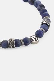 Edelstahl-Armband Mit Sodalith-Perlen, Blau, thumb, 2