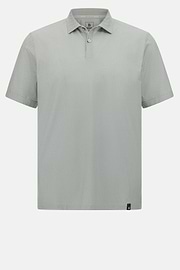 Cotton Blend Jersey Polo Shirt, Light Green, hi-res