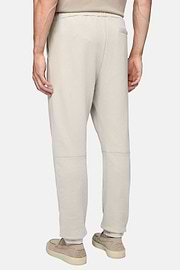 Trousers in Organic Cotton Blend, Sand, hi-res