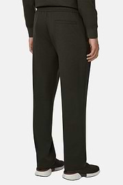 Joggers in Wool Blend WOOLTECH, Military Green, thumb, 5