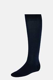 Chaussettes Motif Oxford En Coton Bio, bleu marine, hi-res