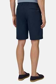 Bermuda En Coton Extensible, bleu marine, thumb, 4