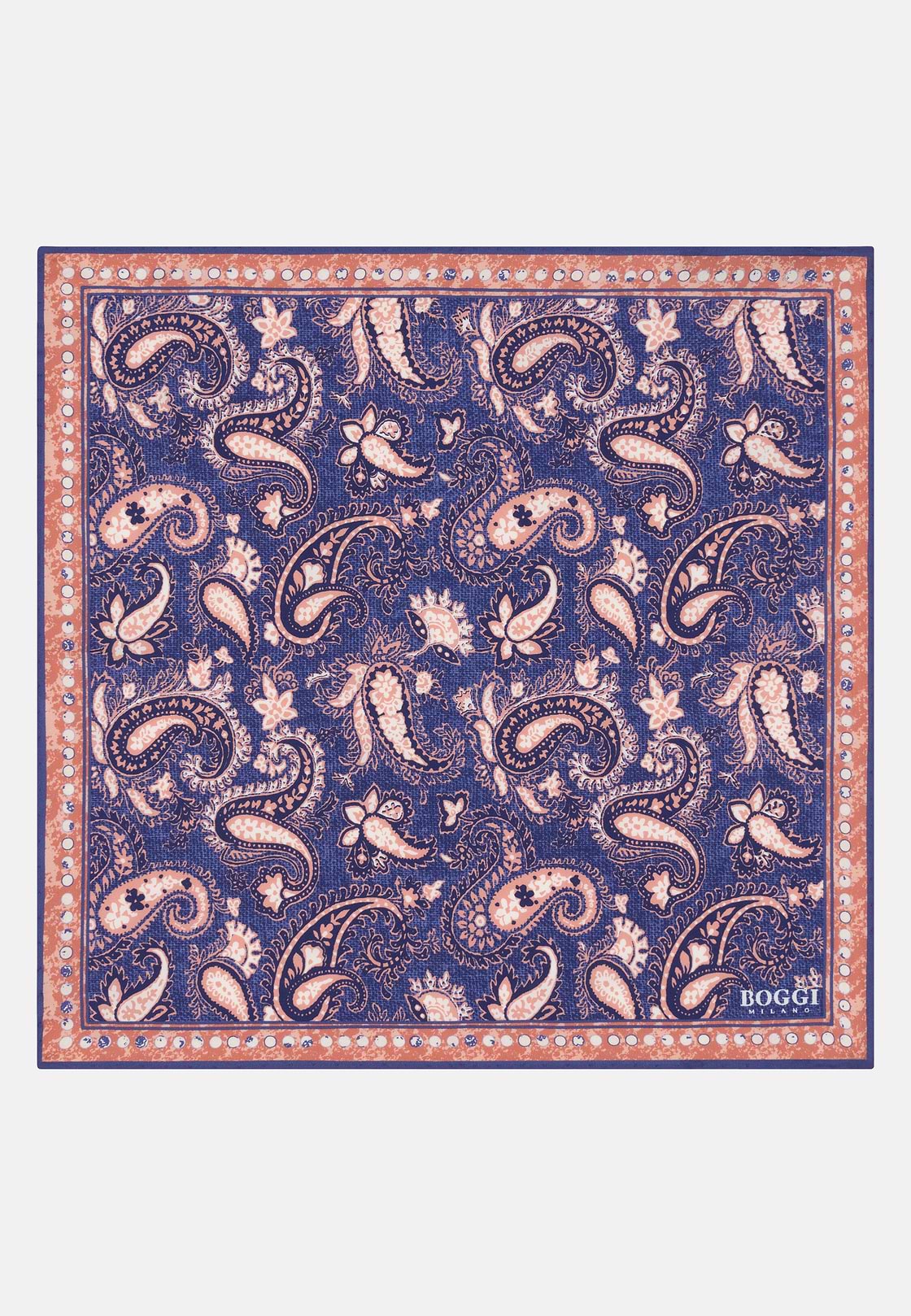 Einstecktuch Aus Seide Mit Paisleymuster, Rosa, hi-res, 2