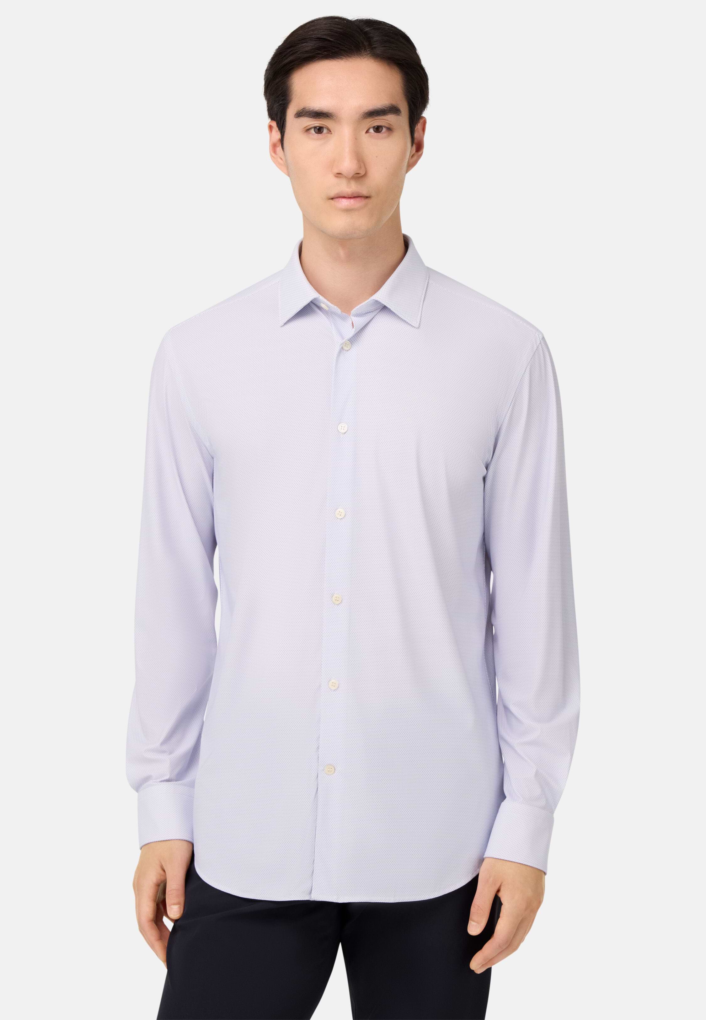 Camicia da uomo in vera pelle blu reale uniforme della polizia Camicia da uomo in vera pelle blu reale uniforme della polizia