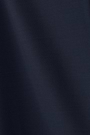 Suit Micro Patterned Stretch Wool, Navy blue, thumb, 6