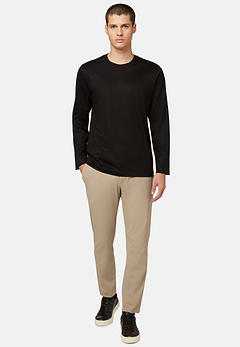 Long-sleeved Pima Cotton Jersey T-shirt