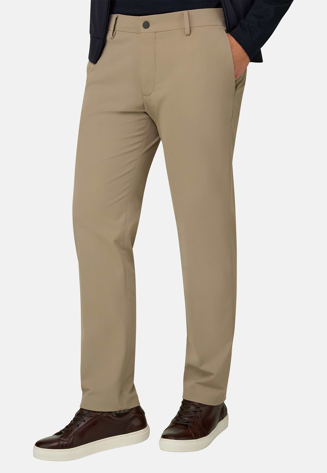 Hose Aus Elastischem Nylon Performance B Tech, Beige, hi-res, 1