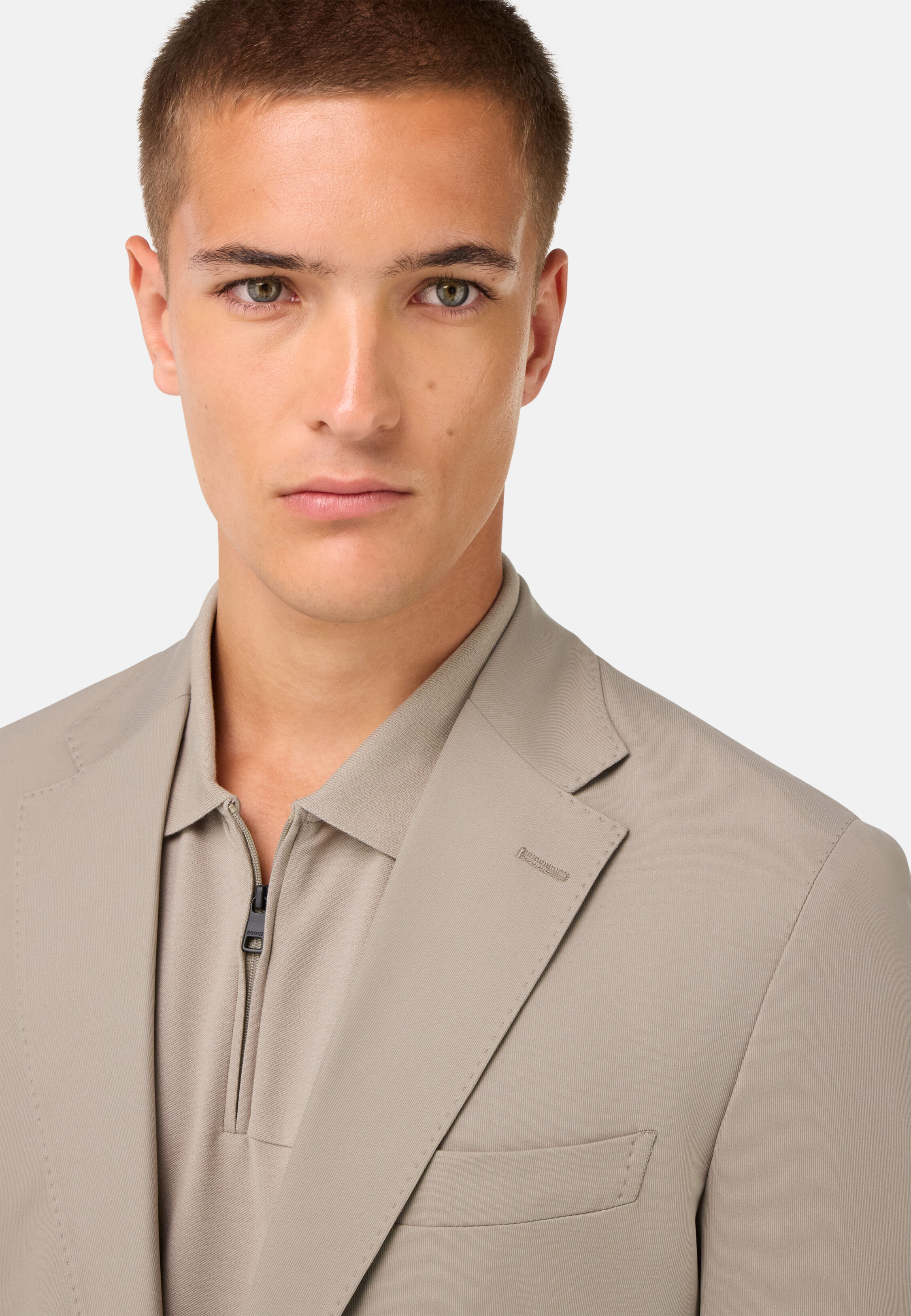Veste Stretch Taupe BCBG M+F Girbaud Taille 50 - Neuve Avec étiquette, Valeur 690€