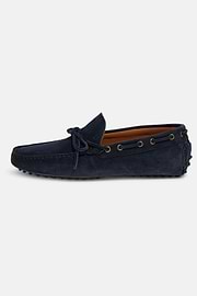 Wind Loafers in Suede Leather, Navy blue, hi-res