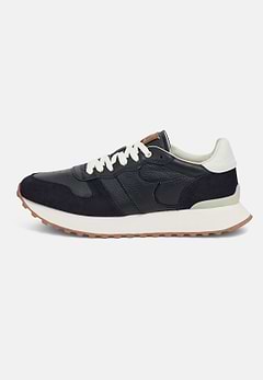 Tumbled Leather Trainers.
