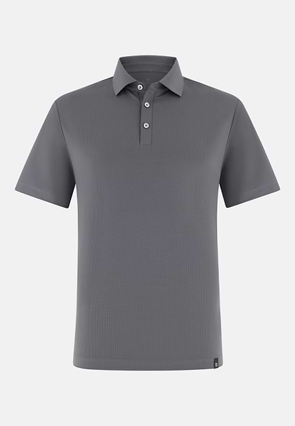 SuperTech Polo Shirt, Dunkelgrau, hi-res