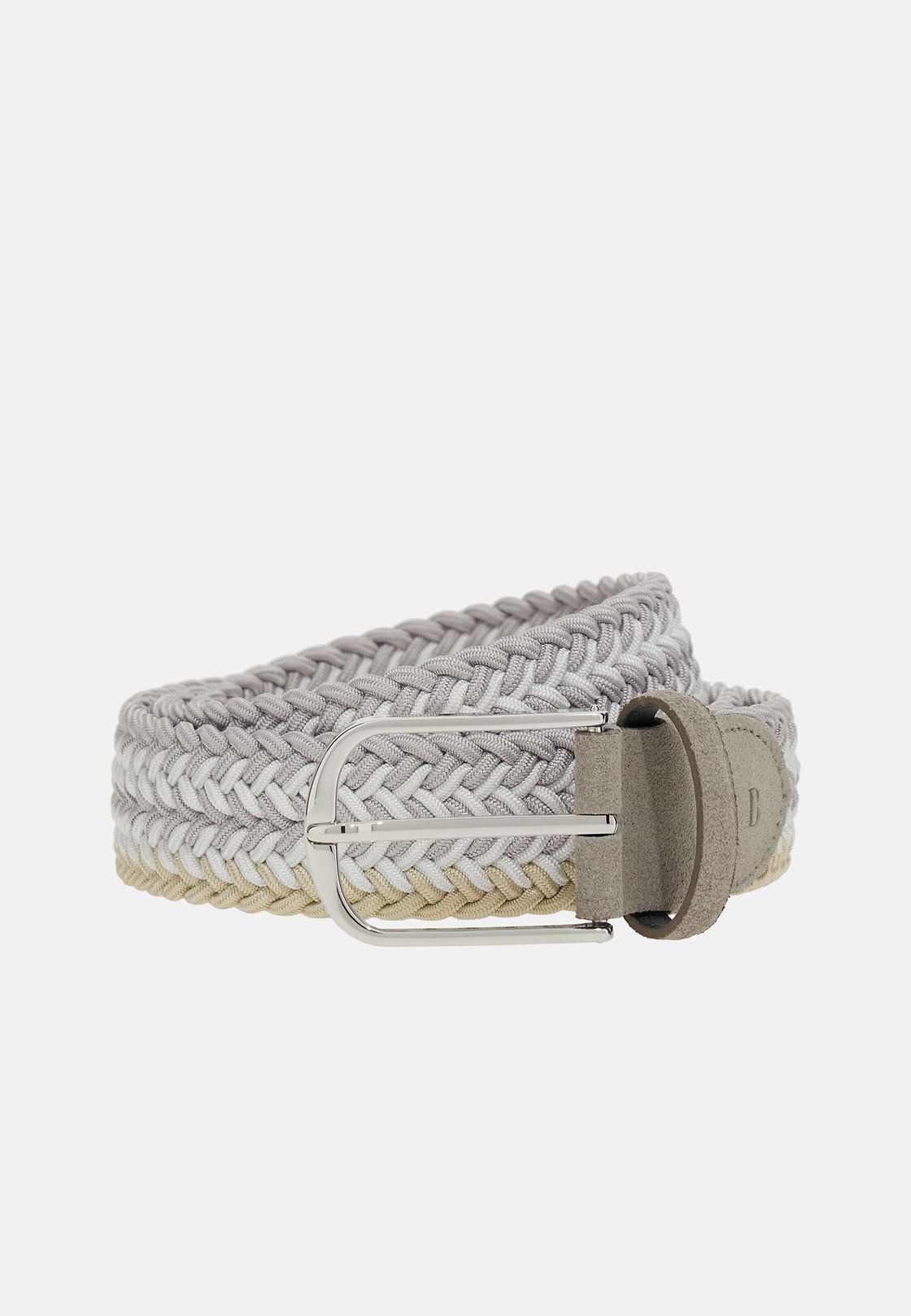 Ceinture tressée Extensible, Light grey, hi-res