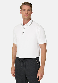Polo aus Stretchgewebe Piqué Mischgewebe Cool Jade