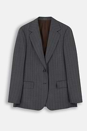 Single-Breasted Suit in Pinstripe Wool, , thumb, 2
