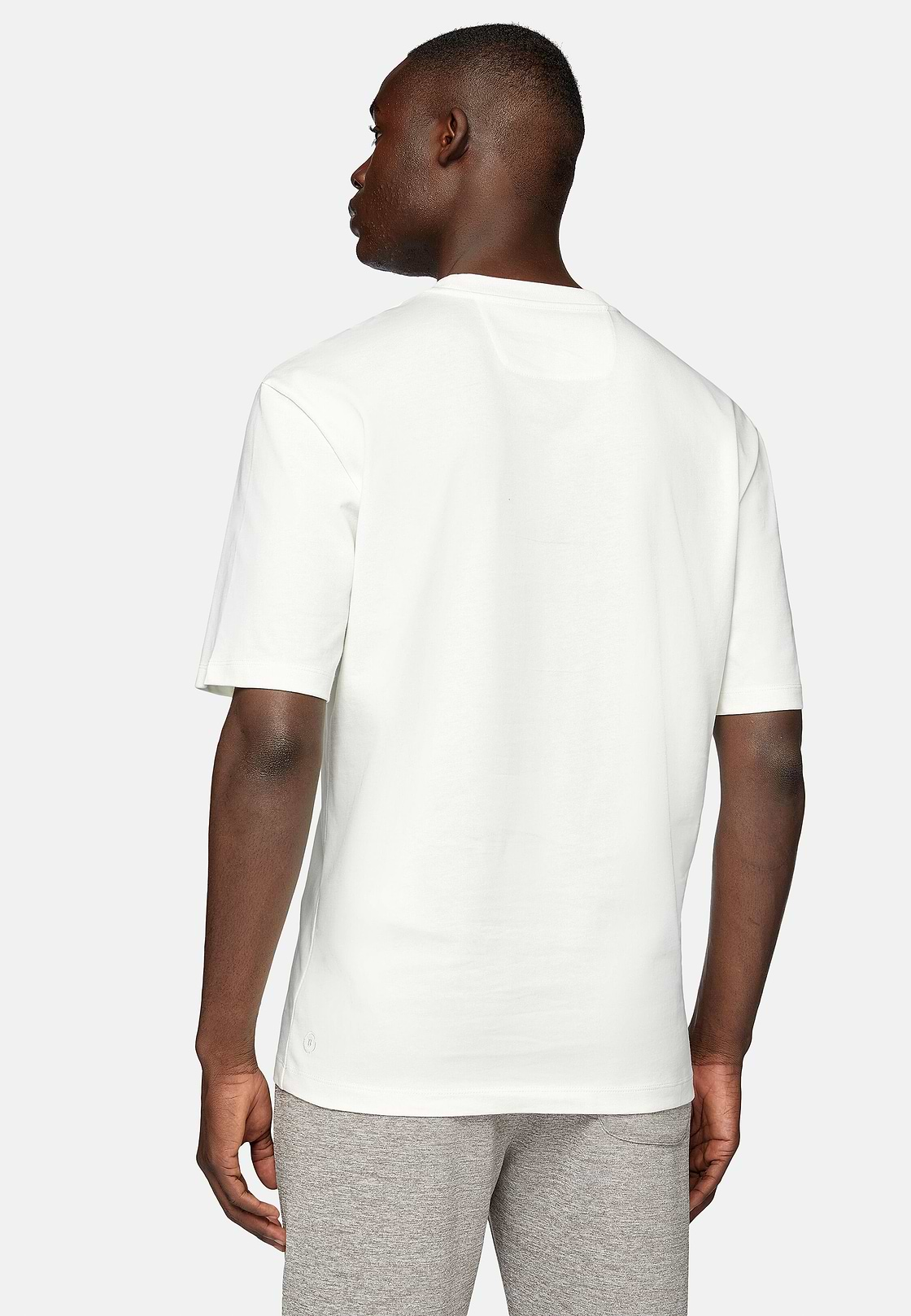 T-shirt van biologische katoenmix, White, hi-res