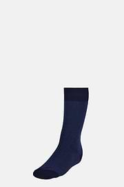 Cotton Oxford Socks, Navy blue, hi-res