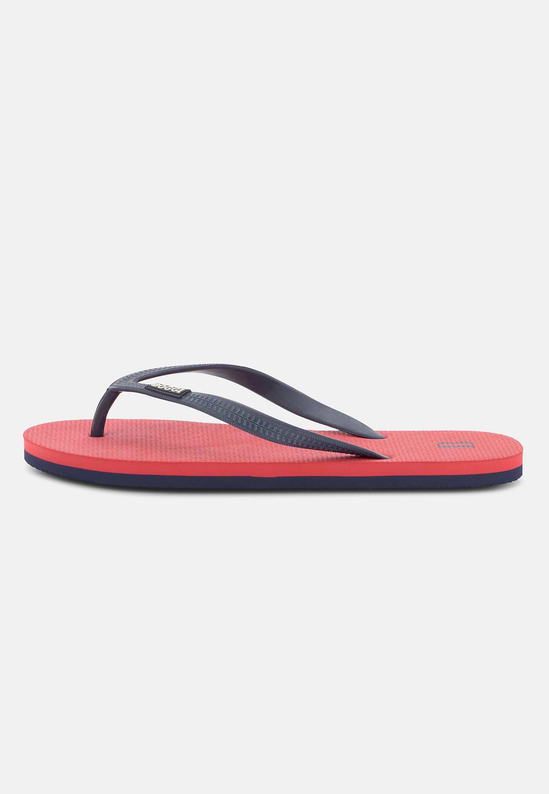 Rubber Flip-Flops, Red, hi-res, 1