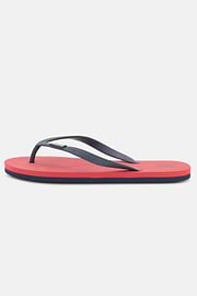 Rubber Flip-Flops, Red, thumb, 1