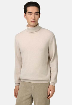 Polo Neck Jumper In Cashmere