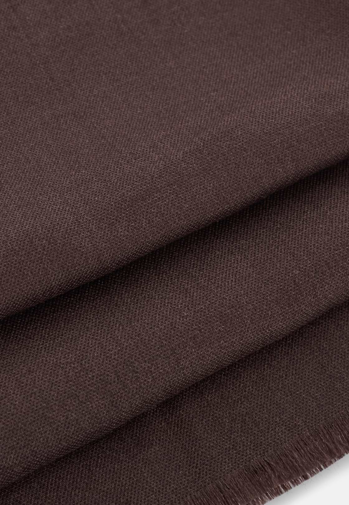 Cachecol em Lã e Seda, Brown, hi-res, 3