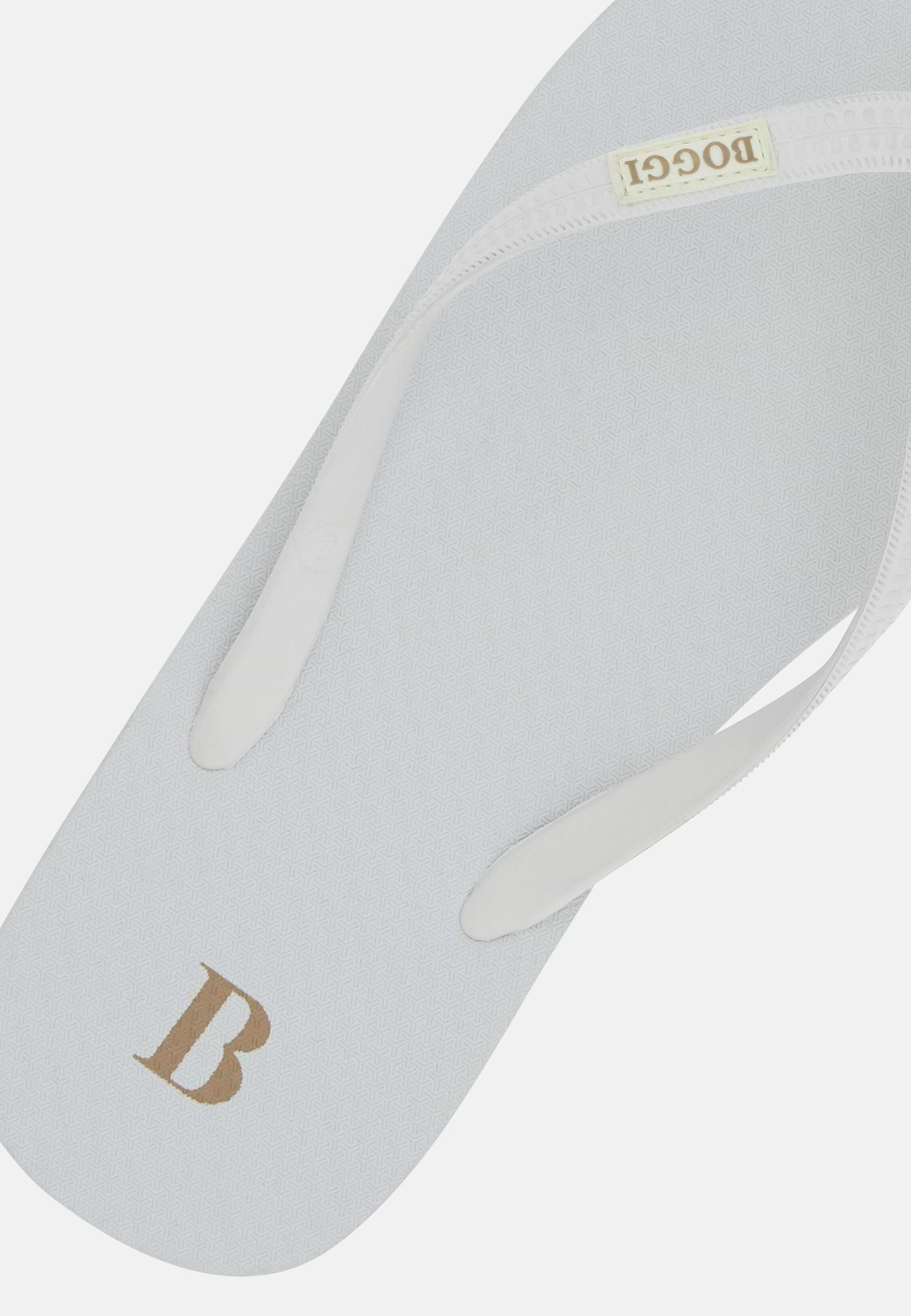 Tongs En Caoutchouc, Blanc, hi-res