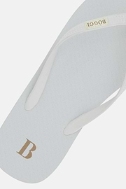 Tongs En Caoutchouc, Blanc, hi-res