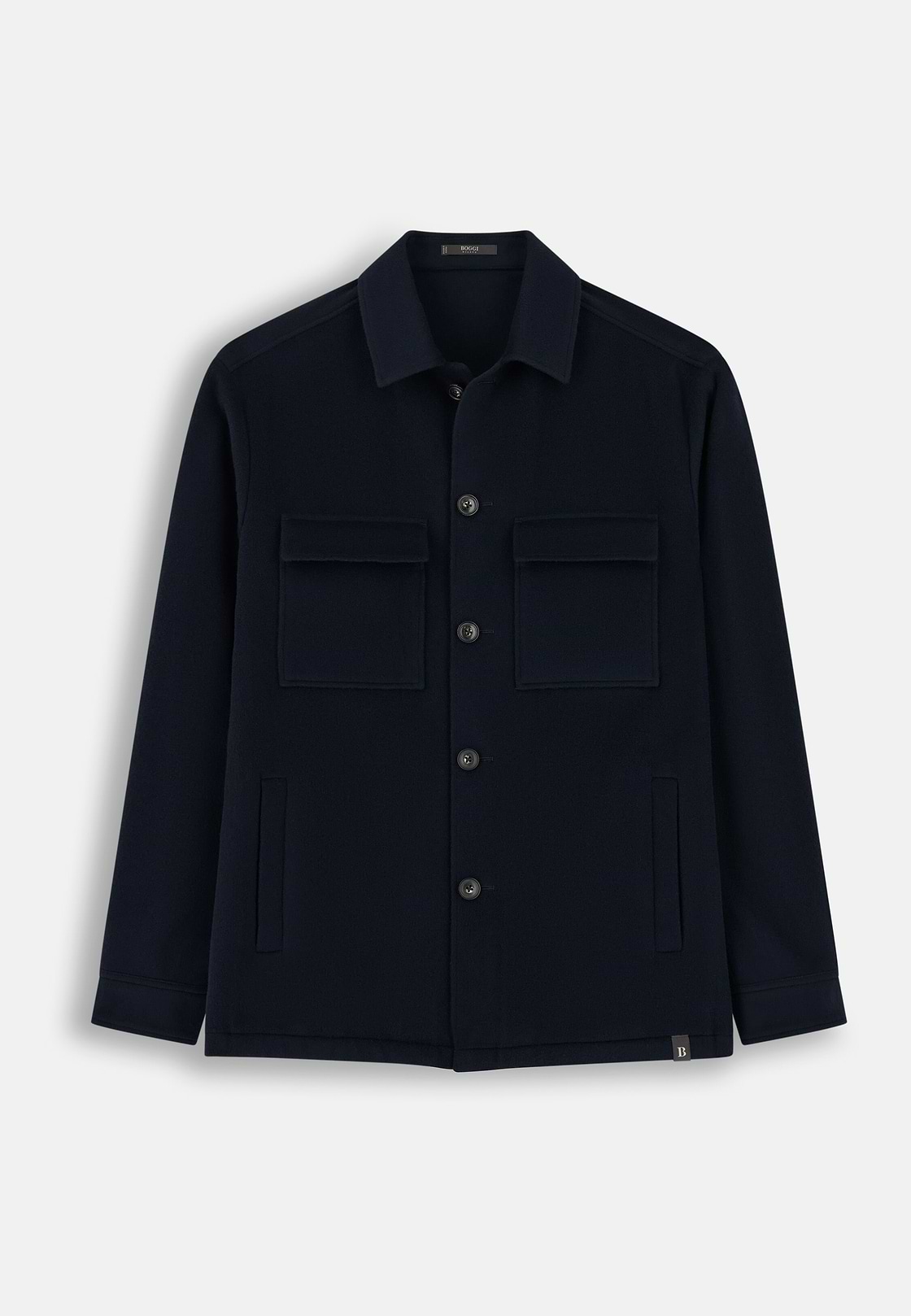Shacket Wool Cashmere, Navy blue, hi-res, 6