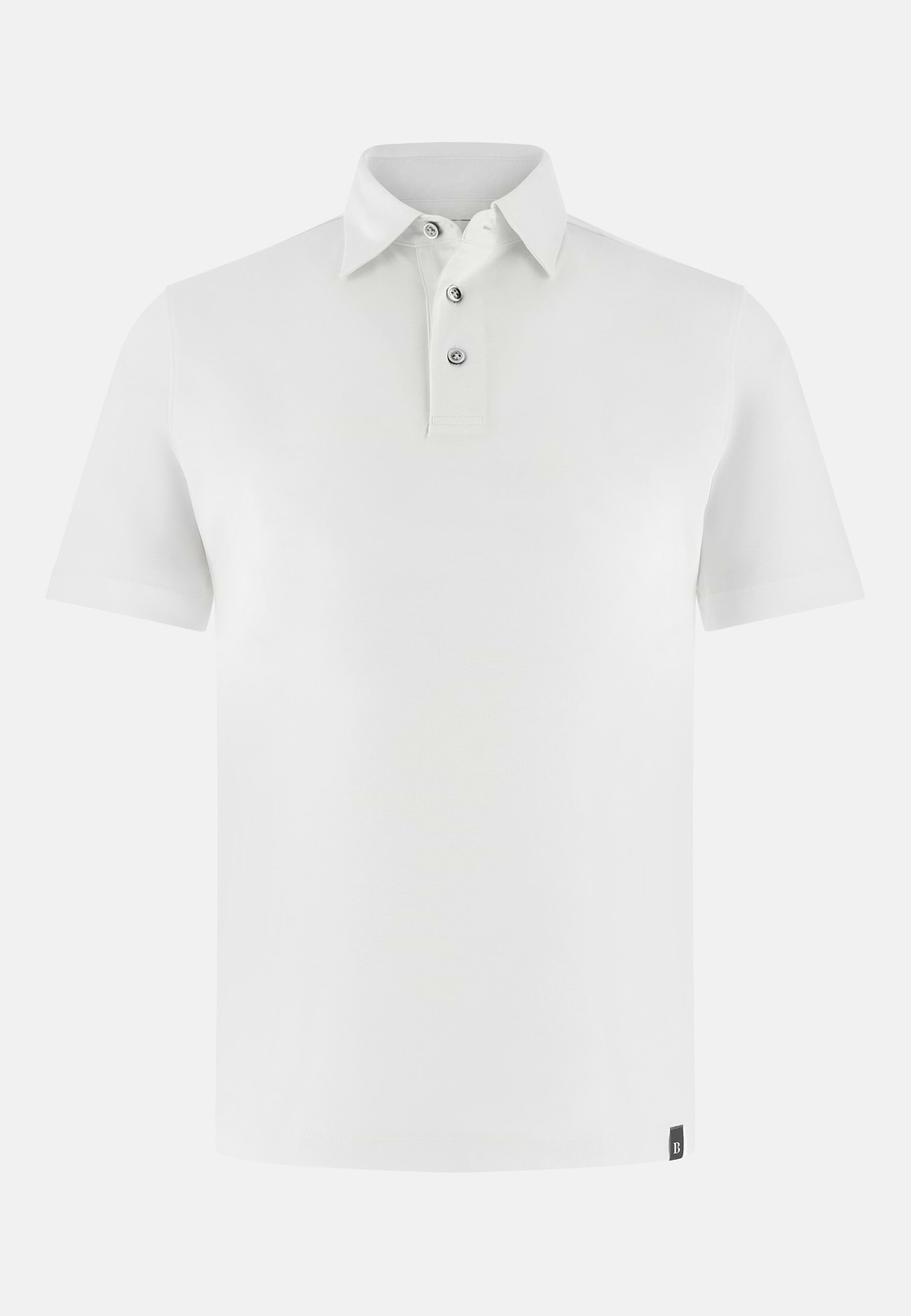 Polo In Misto Seta, Bianco, hi-res, 5