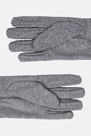 Wool Jersey Gloves, Grey, hi-res