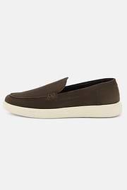 Mocassins Stratus En Daim, Marron foncé, thumb, 1