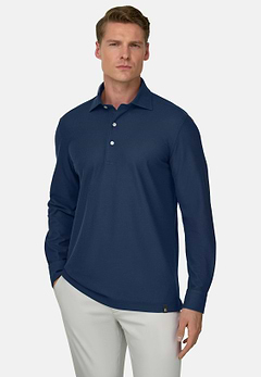 Camisa Polo de Malha Japonesa