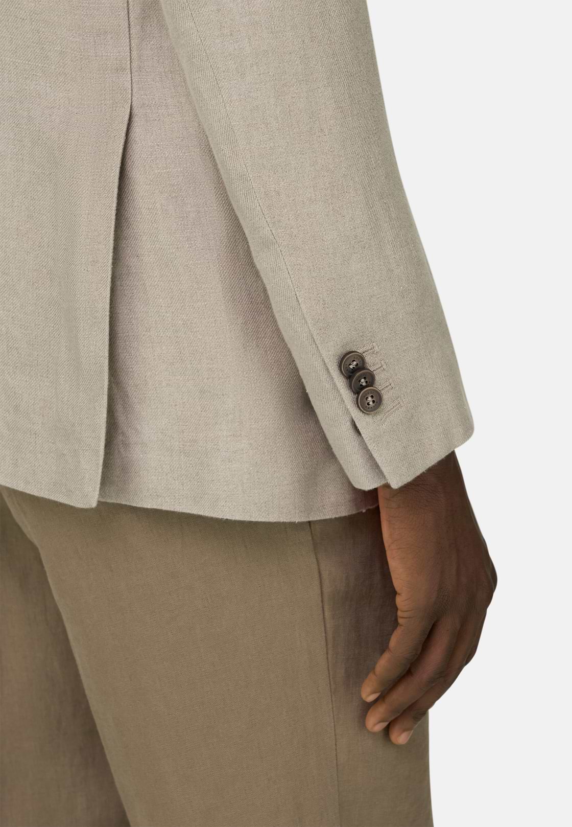 Veste En Lin, Sable, hi-res, 4