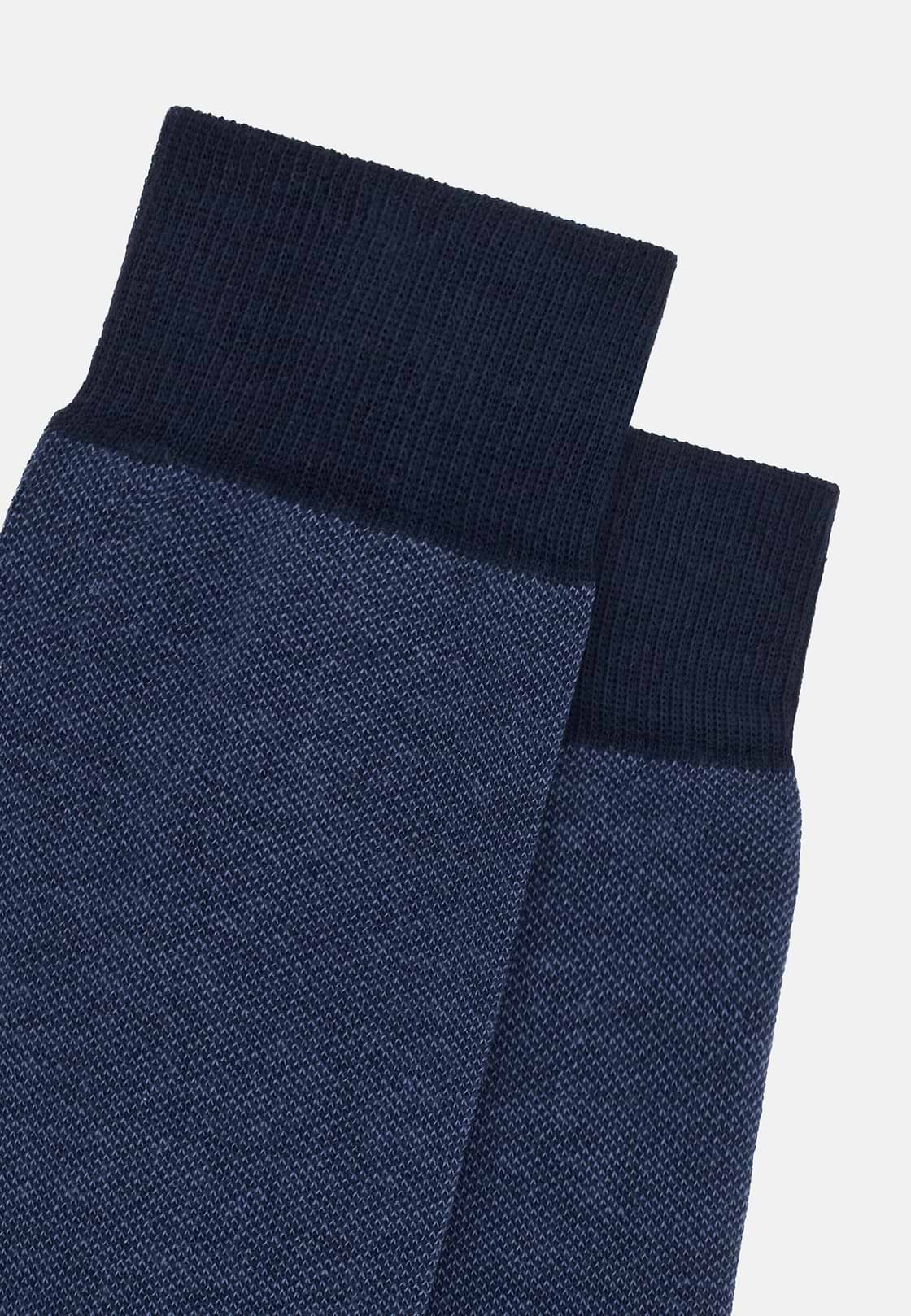 Chaussettes Oxford, bleu marine, hi-res, 3