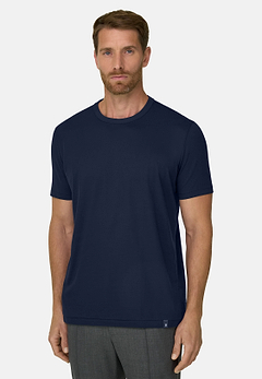 T-Shirt aus diagonalem Baumwoll-Mischgewebe B Tech